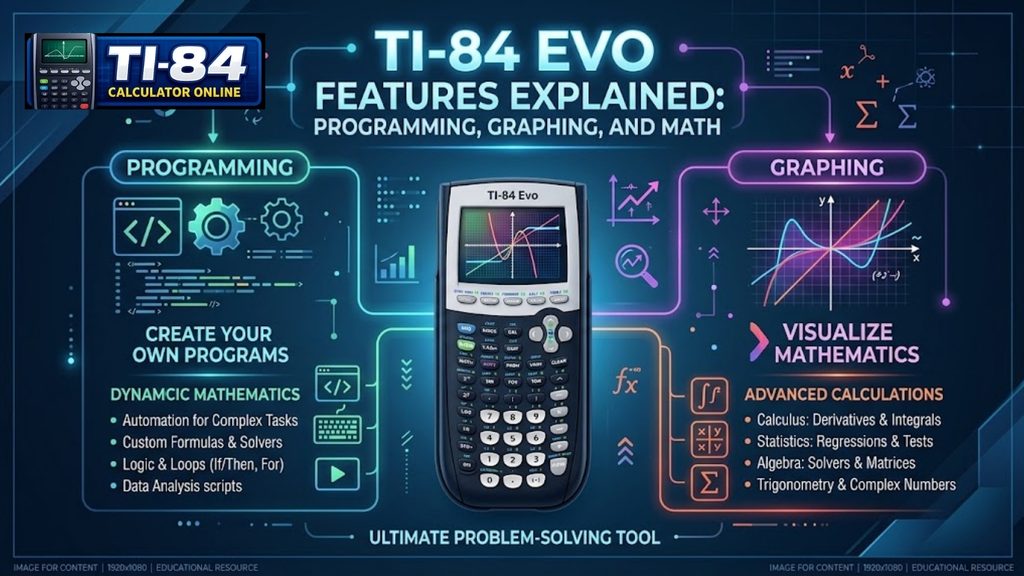 TI-84 Evo Features Explained: What's New in 2026 TI-84 Evo Features Explained: Programming, Graphing, and Math Problem Solving Guide