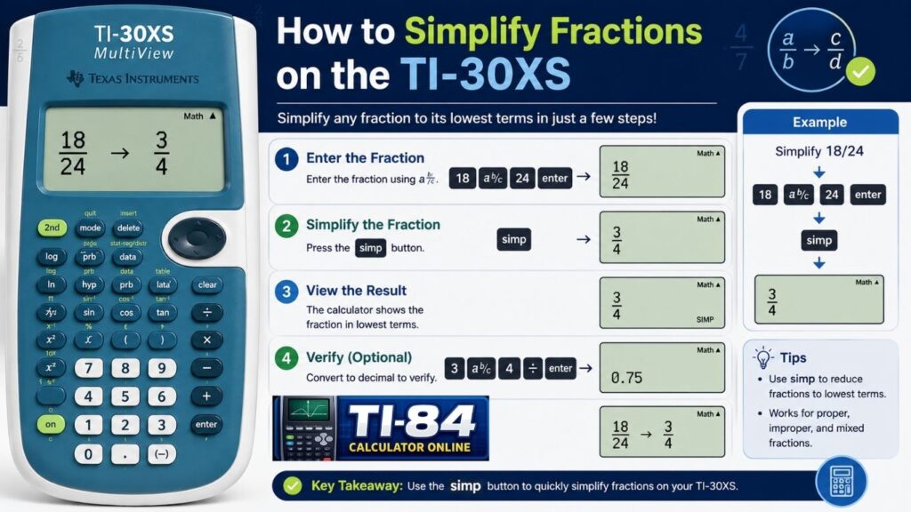 How to Use TI-30XS for Fractions and Decimals: A Complete Step-by-Step Guide how-to-simplify-fractions-on-the-ti-30xs-calculator