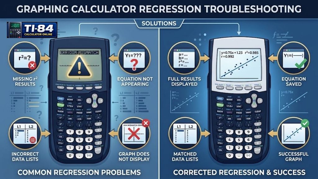 How to Do Regression on a TI-84: Complete 2026 Tutorial common-ti-84-regression-problems-and-fixes