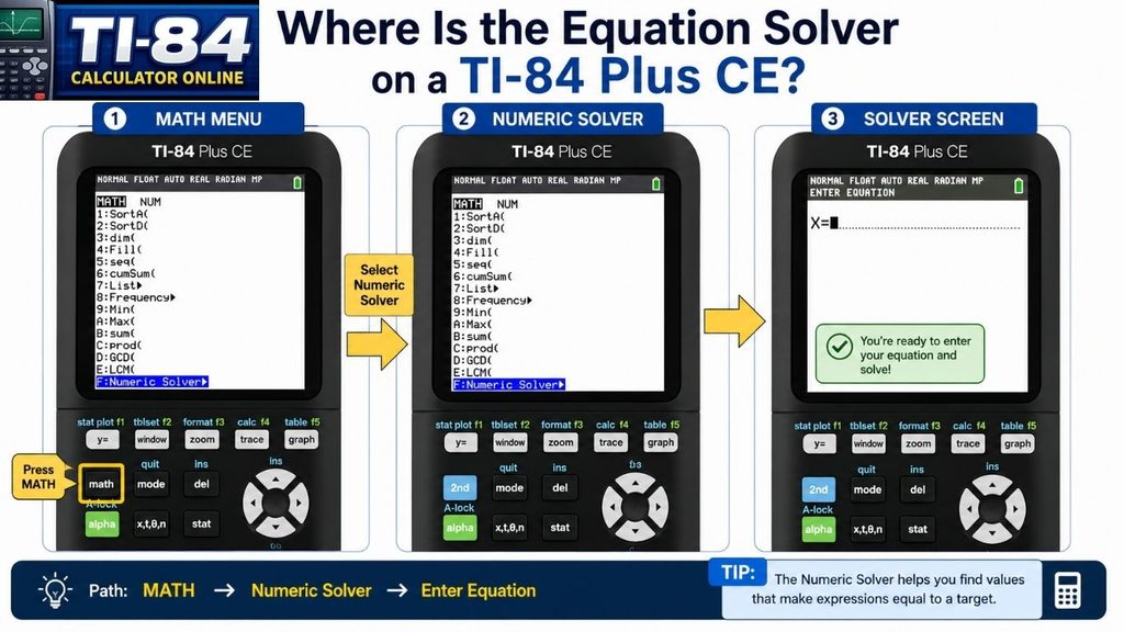 How to Solve Equations on a TI-84 Calculator: Step-by-Step Guide where-is-the-equation-solver-on-a-ti-84-plus-ce